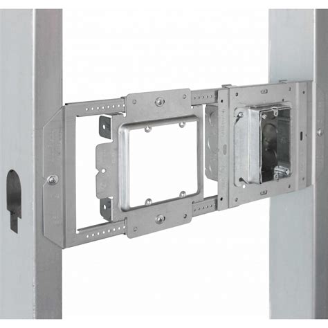 metal stud electrical box bracket|electrical outlet mounting bracket.